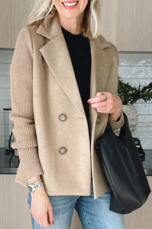 Lenora | Blazer Chic en Tricot à Manches