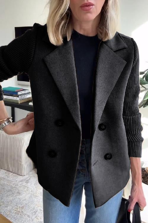 Lenora - Blazer Chic en Tricot à Manches