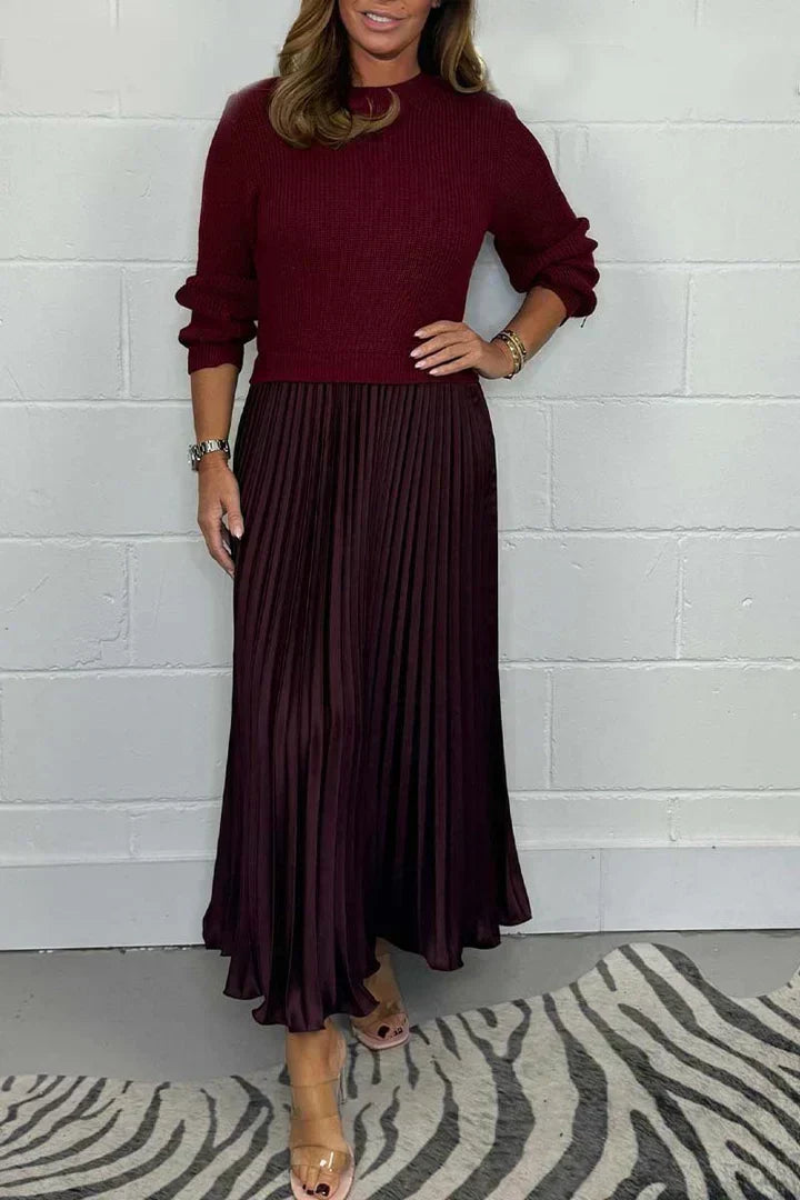 Charlotte - Élégante Robe-Pull 2-en-1