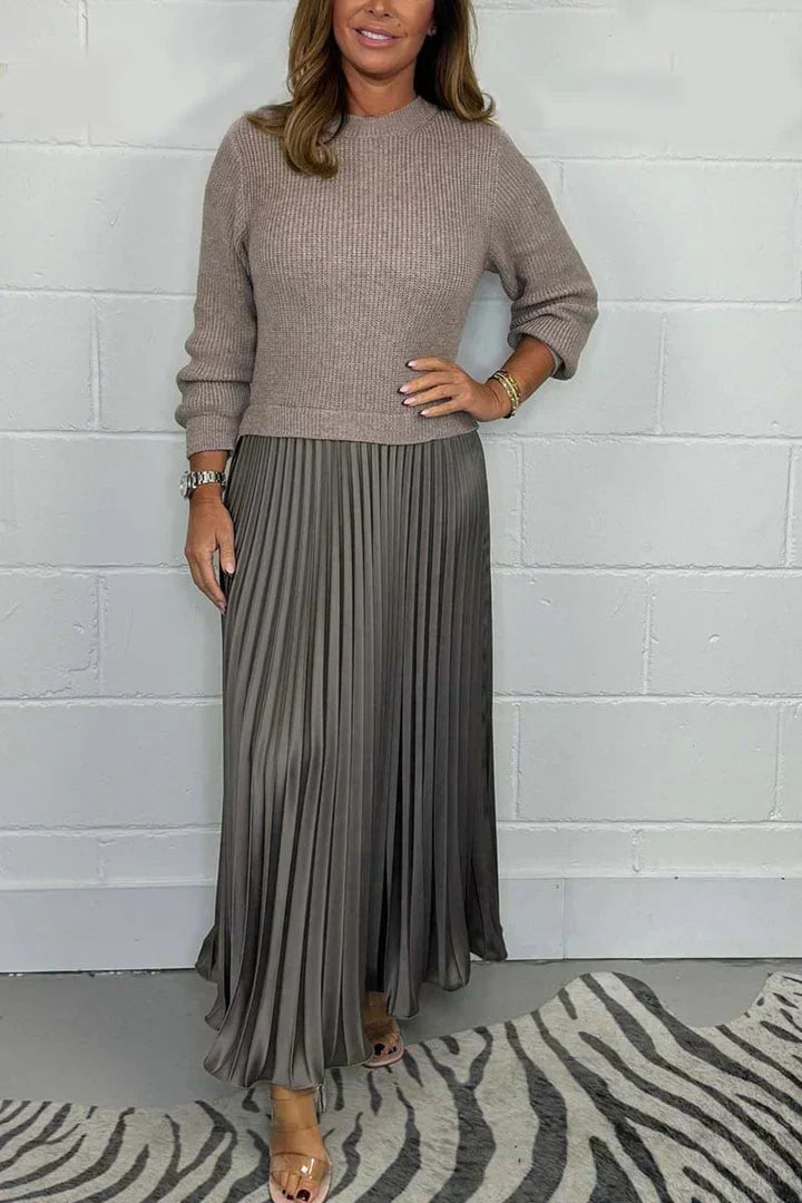 Charlotte - Élégante Robe-Pull 2-en-1