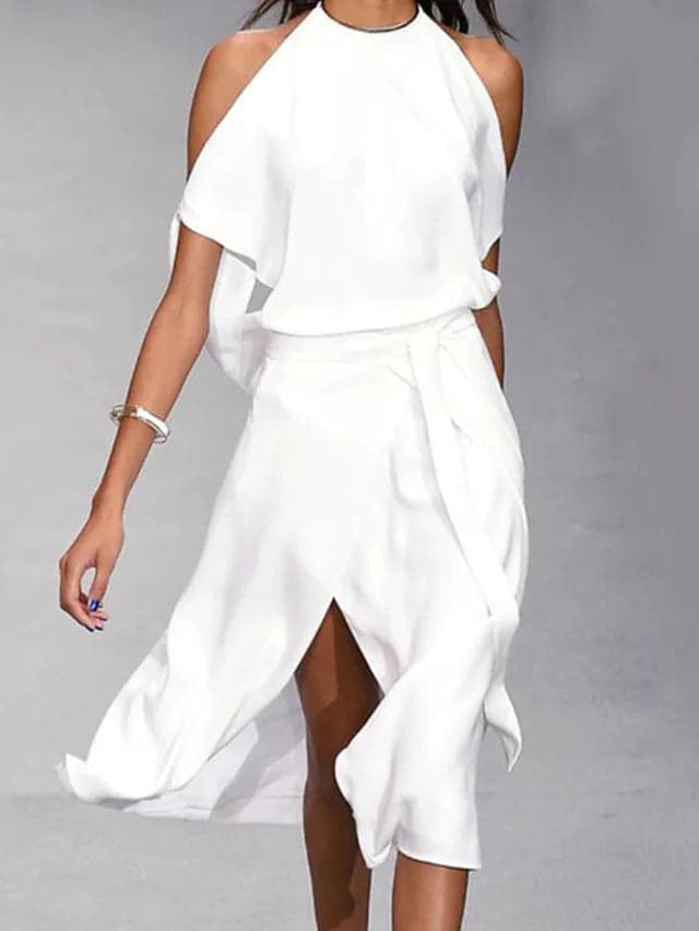CLAIRE LYON | CHIC CLASSIQUE ROBE MIDI ÉLÉGANTE POUR FEMMES