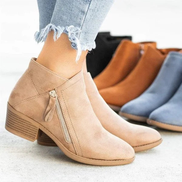 Anna - Femme Talons en cuir confortables