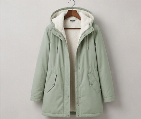 CLAIRE LYON | PARKA D'HIVER DOUBLÉE EN POLAIRE POUR FEMMES