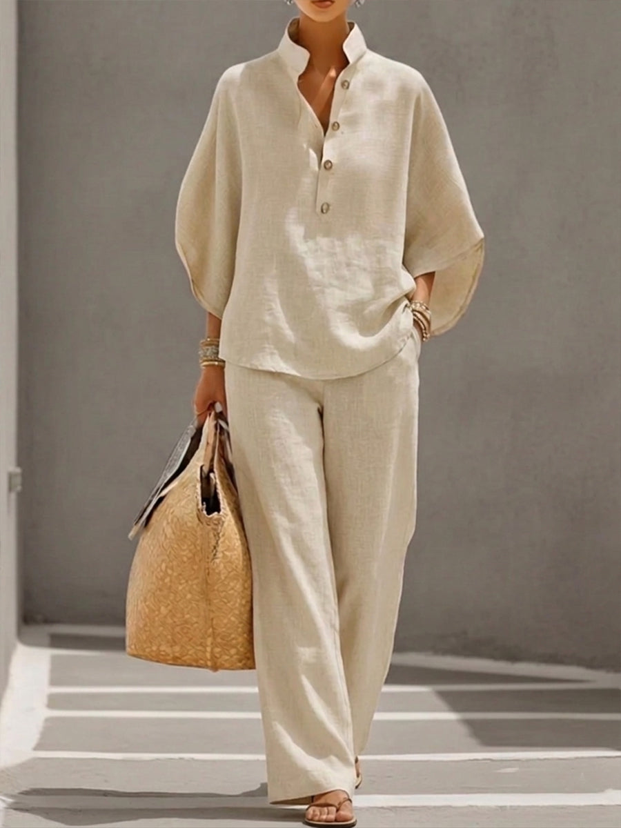 CLAIRE LYON | ENSEMBLE EN LIN POUR FEMMES