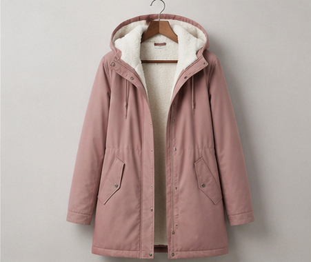 CLAIRE LYON | PARKA D'HIVER DOUBLÉE EN POLAIRE POUR FEMMES