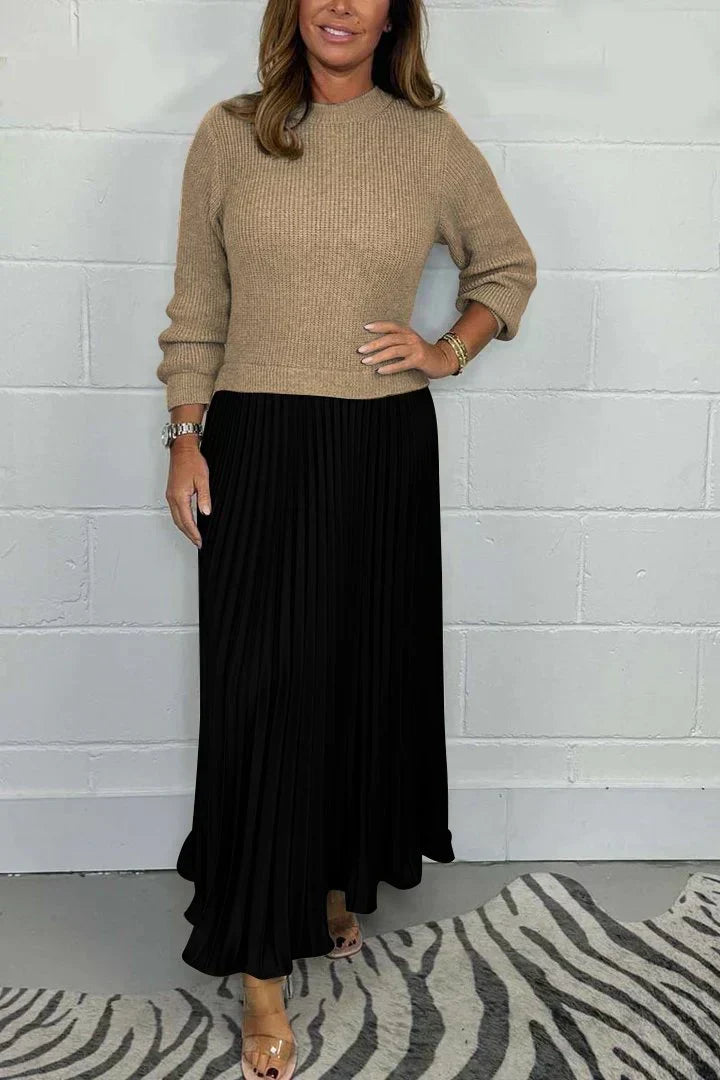 Charlotte - Élégante Robe-Pull 2-en-1