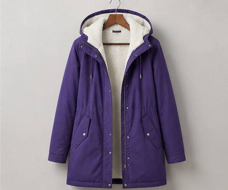 CLAIRE LYON | PARKA D'HIVER DOUBLÉE EN POLAIRE POUR FEMMES
