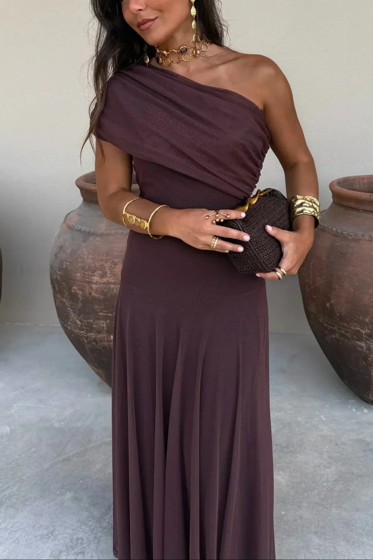 Robe Moulante Élégante Femme – Robe de Soirée et Mariage