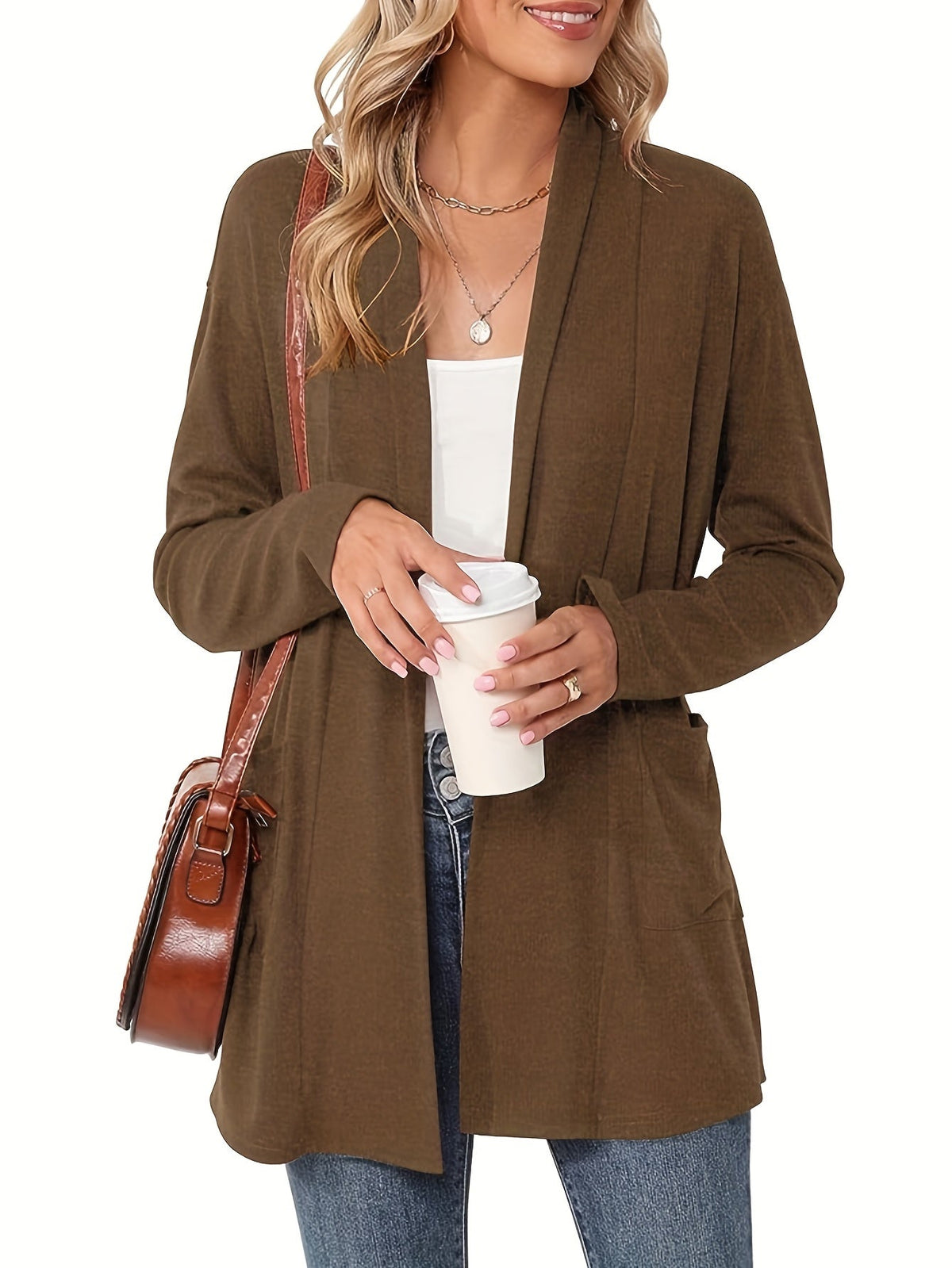 Sylvie - Cardigan Chic Long Ouvert