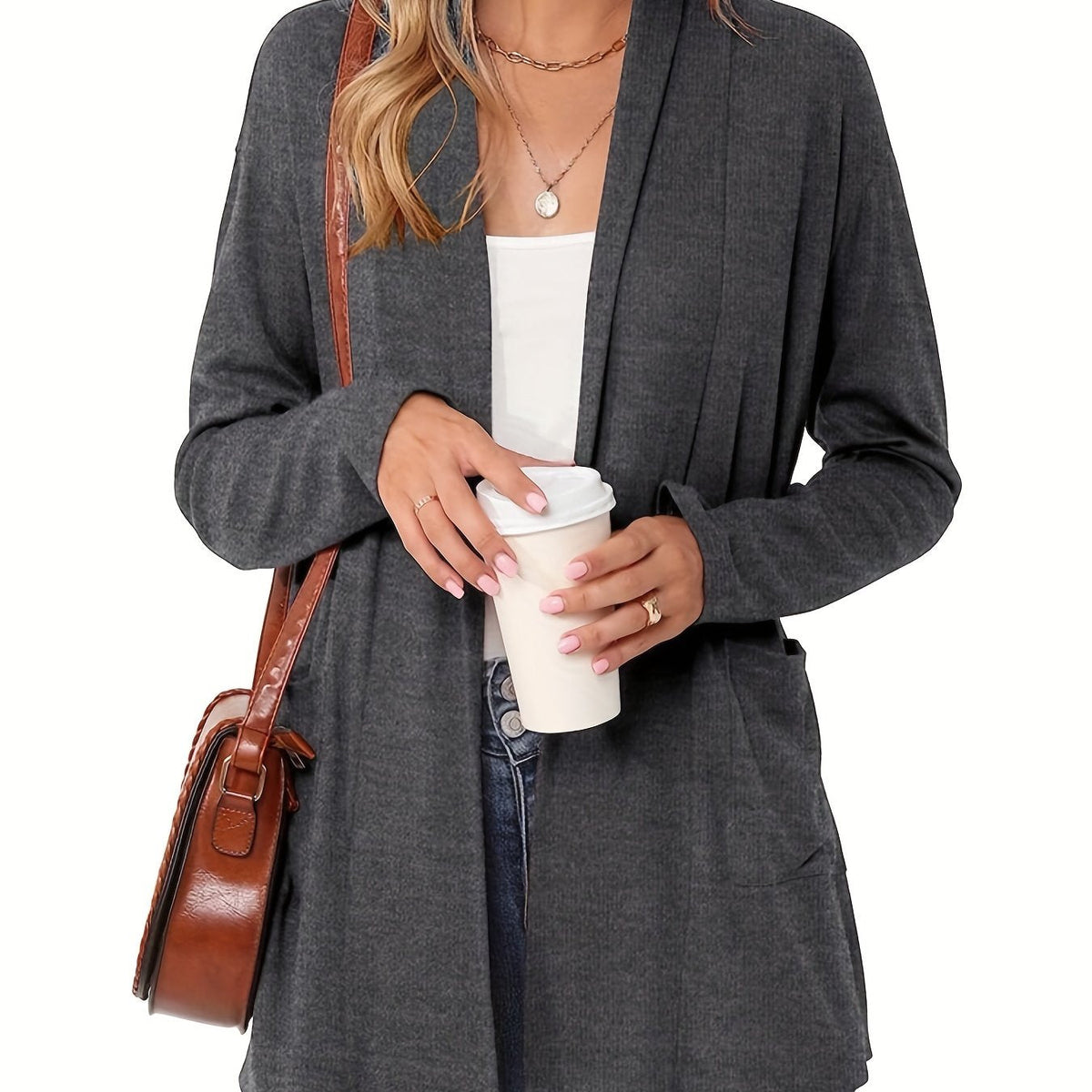 Sylvie - Cardigan Chic Long Ouvert