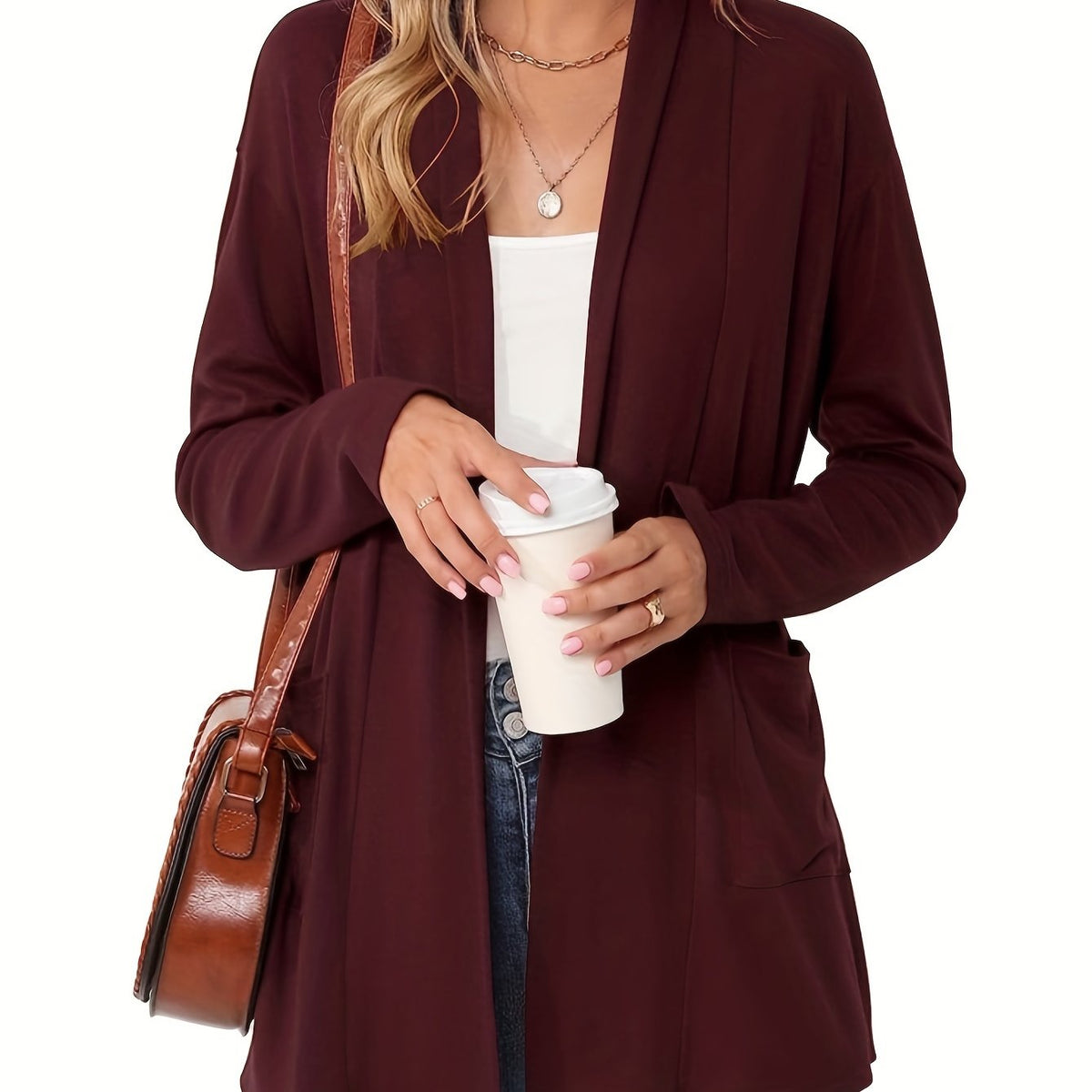 Sylvie - Cardigan Chic Long Ouvert