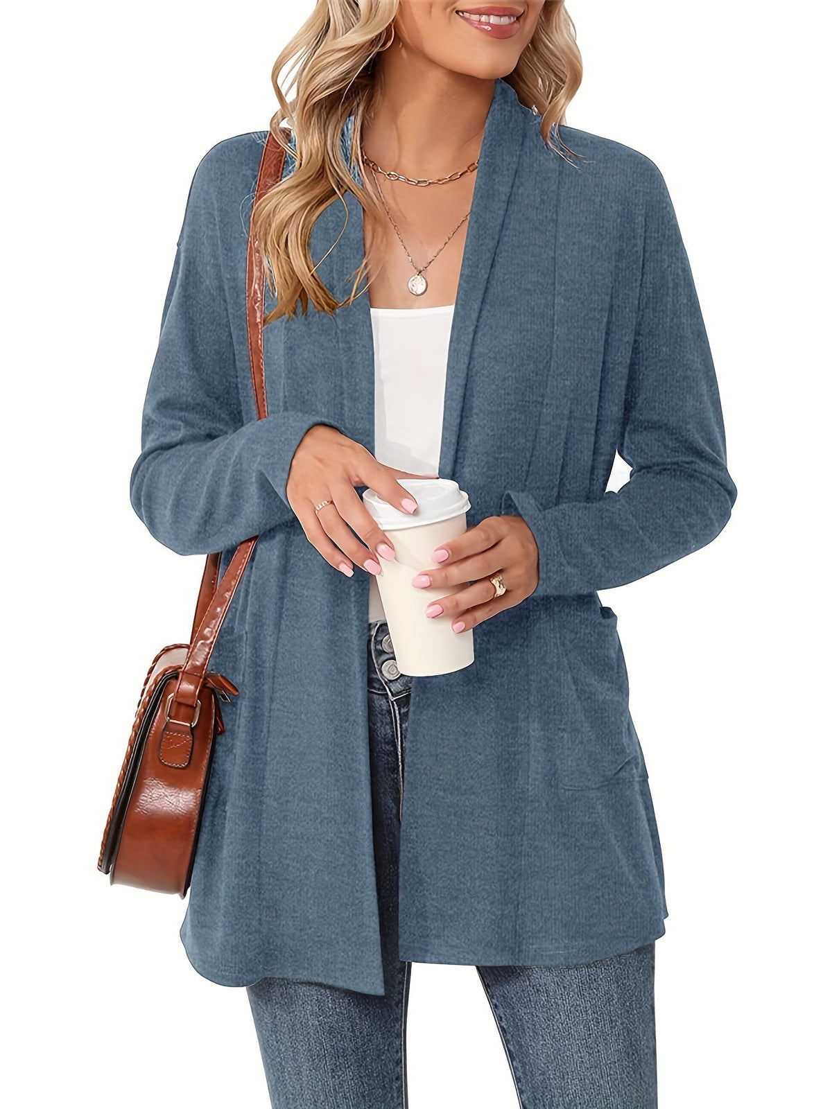 Sylvie - Cardigan Chic Long Ouvert