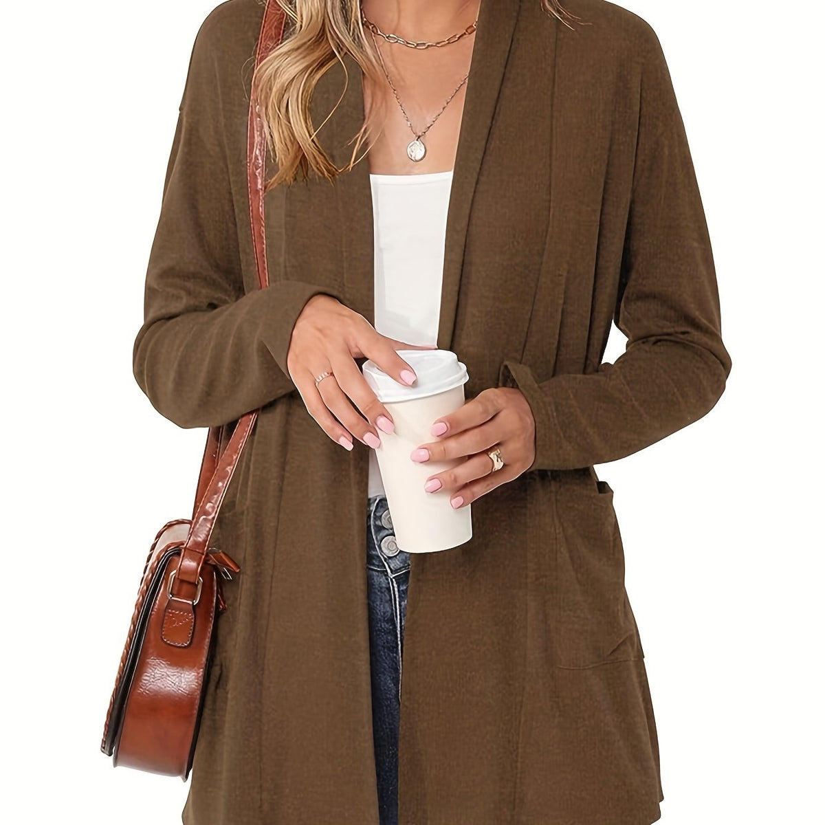 Sylvie - Cardigan Chic Long Ouvert