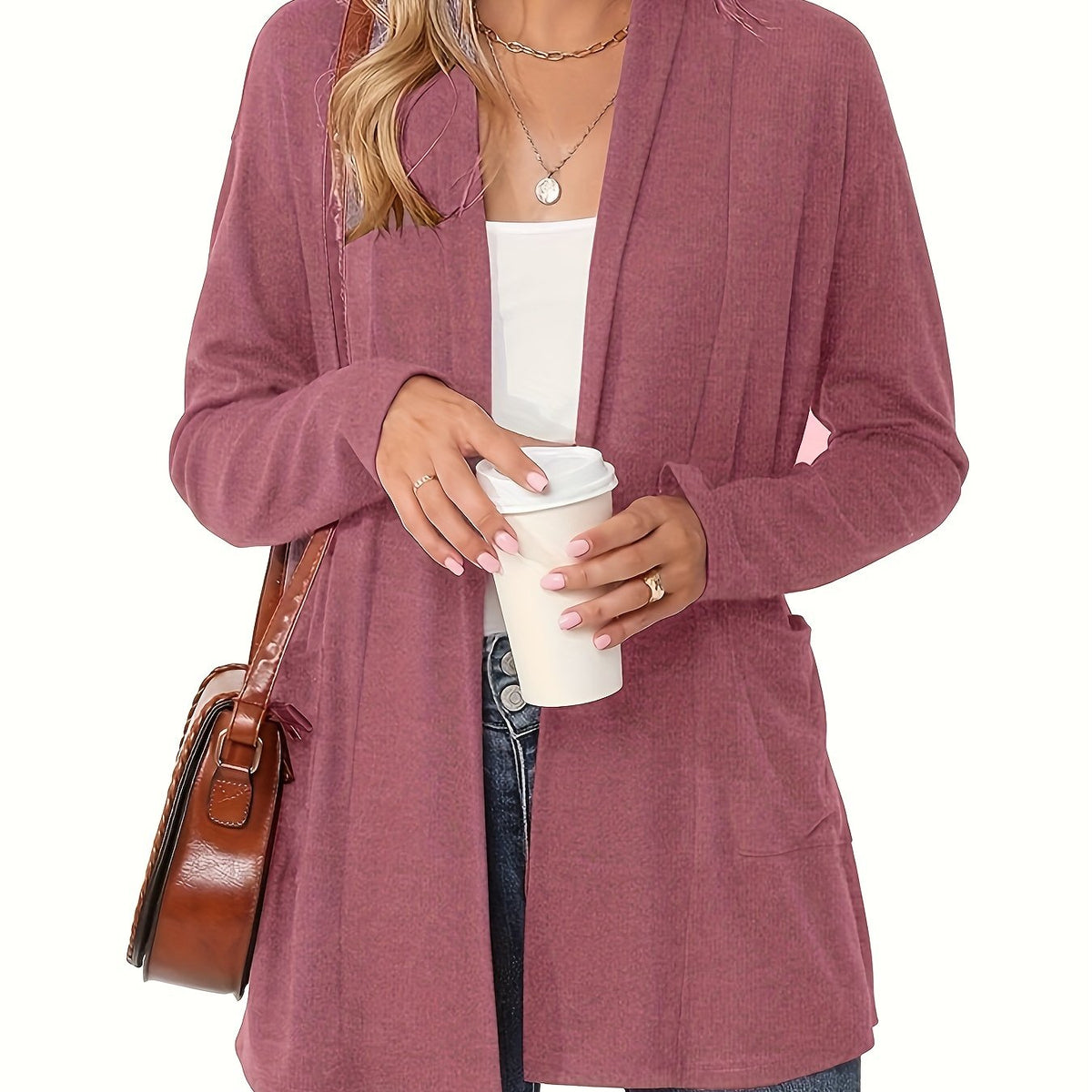 Sylvie - Cardigan Chic Long Ouvert