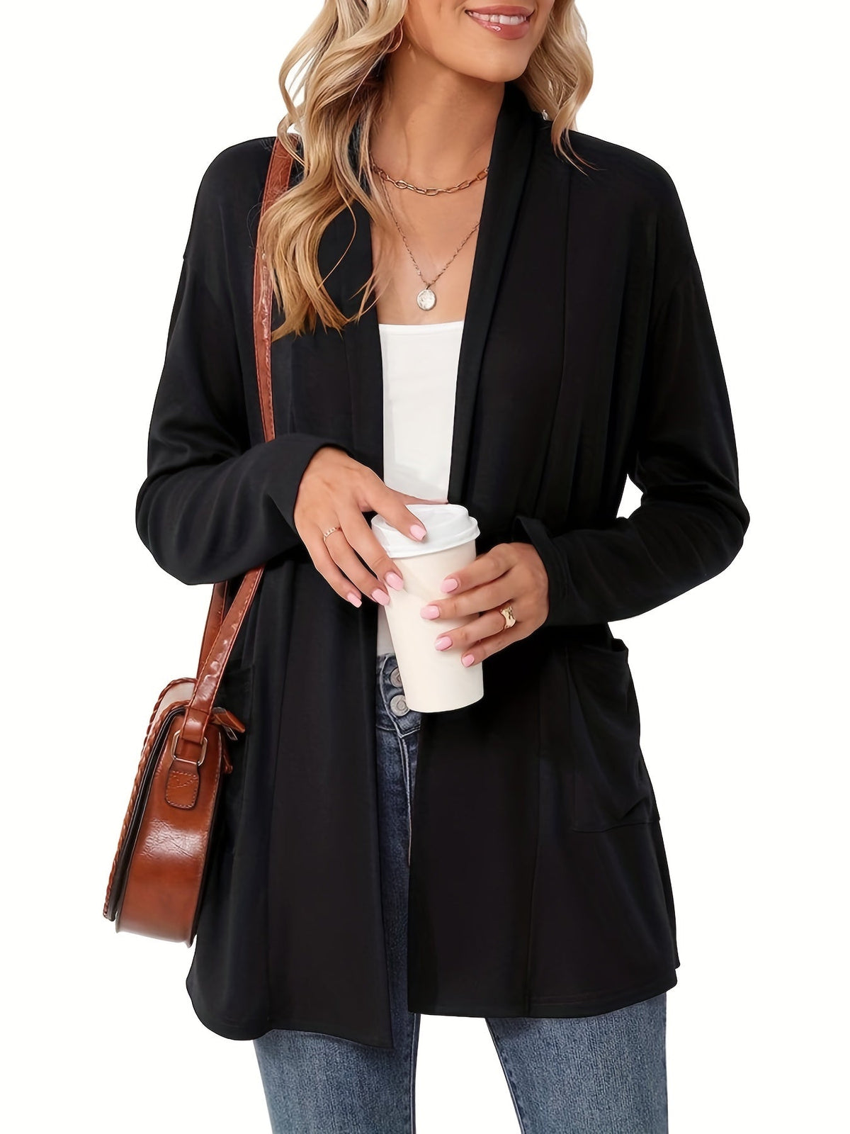 Sylvie - Cardigan Chic Long Ouvert