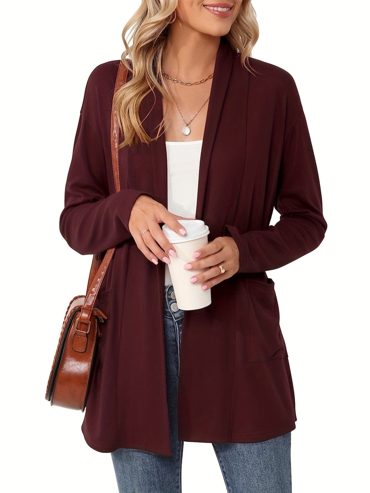 Sylvie - Cardigan Chic Long Ouvert