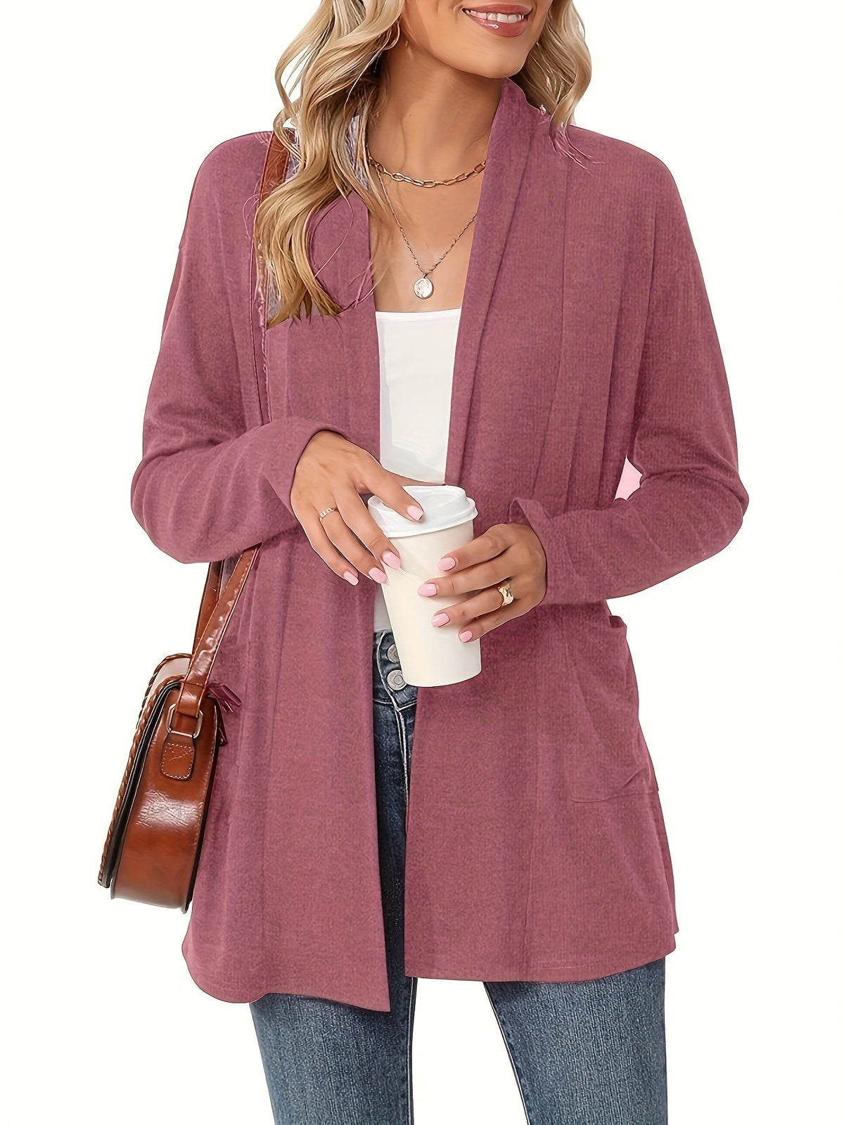Sylvie - Cardigan Chic Long Ouvert