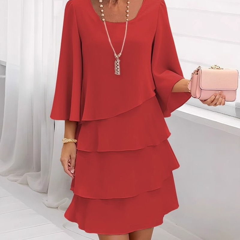 CLAIRE LYON | ROBE COL CARRÉ POUR FEMME
