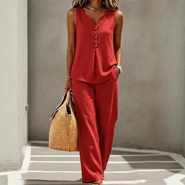 CLAIRE LYON | ENSEMBLE PANTALON DÉTENDU POUR FEMMES