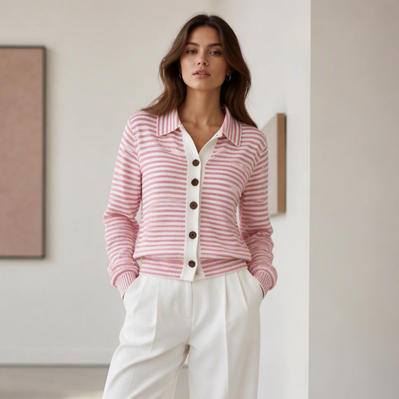 CLAIRE LYON | GILET RAYÉ POUR FEMMES