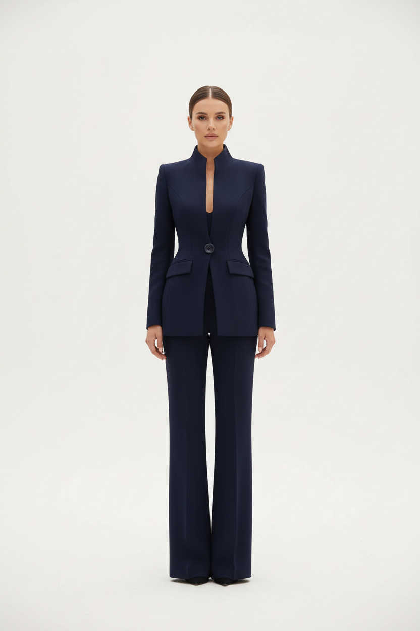 CLAIRE LYON | ENSEMBLE DE COSTUME FORMEL CHIC EN DEUX PIÈCES POUR FEMMES