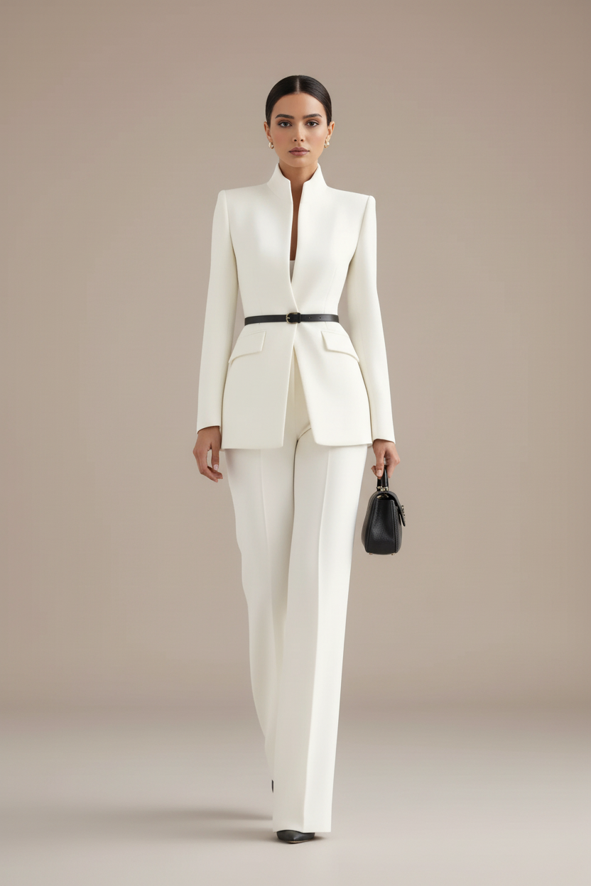 CLAIRE LYON | ENSEMBLE DE COSTUME FORMEL CHIC EN DEUX PIÈCES POUR FEMMES