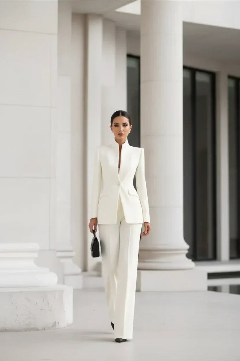 CLAIRE LYON | ENSEMBLE DE COSTUME FORMEL CHIC EN DEUX PIÈCES POUR FEMMES