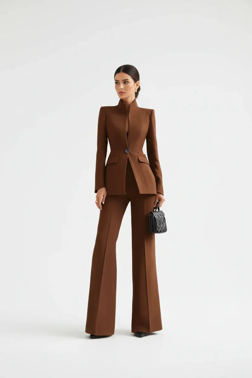 CLAIRE LYON | ENSEMBLE DE COSTUME FORMEL CHIC EN DEUX PIÈCES POUR FEMMES