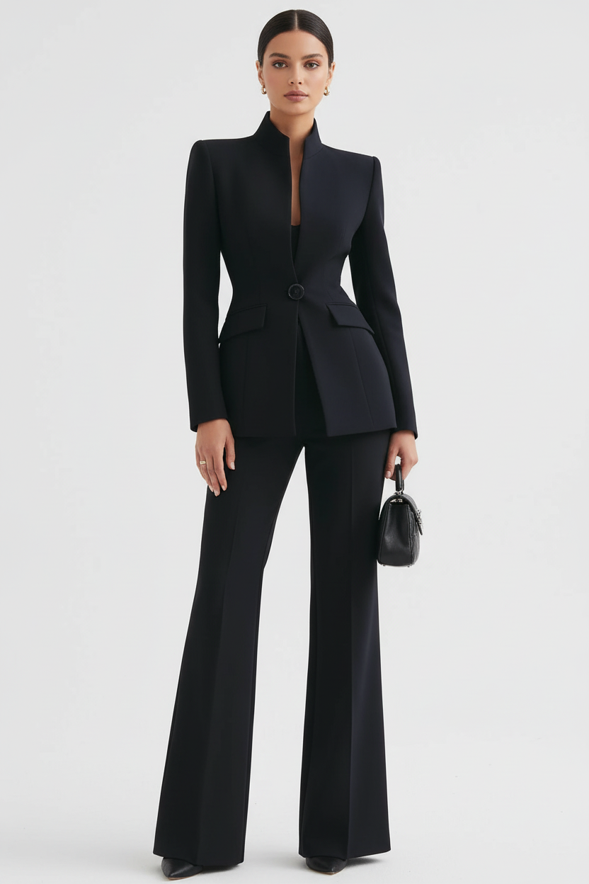 CLAIRE LYON | ENSEMBLE DE COSTUME FORMEL CHIC EN DEUX PIÈCES POUR FEMMES