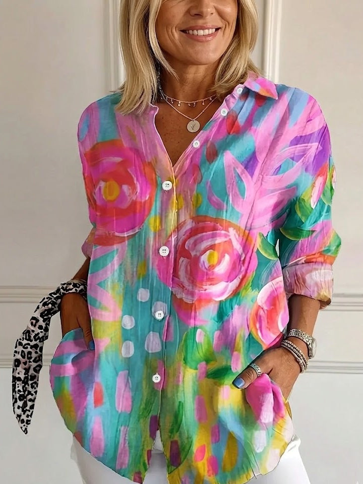 CLAIRE LYON | BLOUSE IMPRIMÉE POUR FEMMES