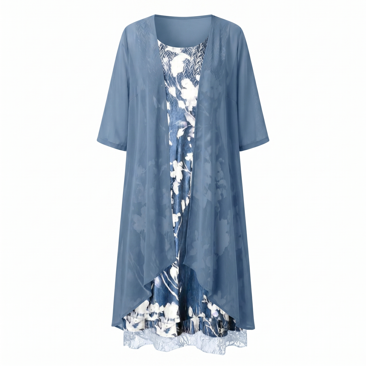 CLAIRE LYON | ROBE MIDI SUPERPOSÉE POUR FEMMES