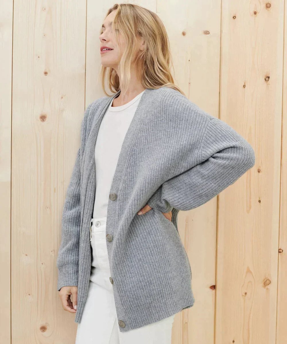 Émilie - Cardigan Raffiné Maille Col V