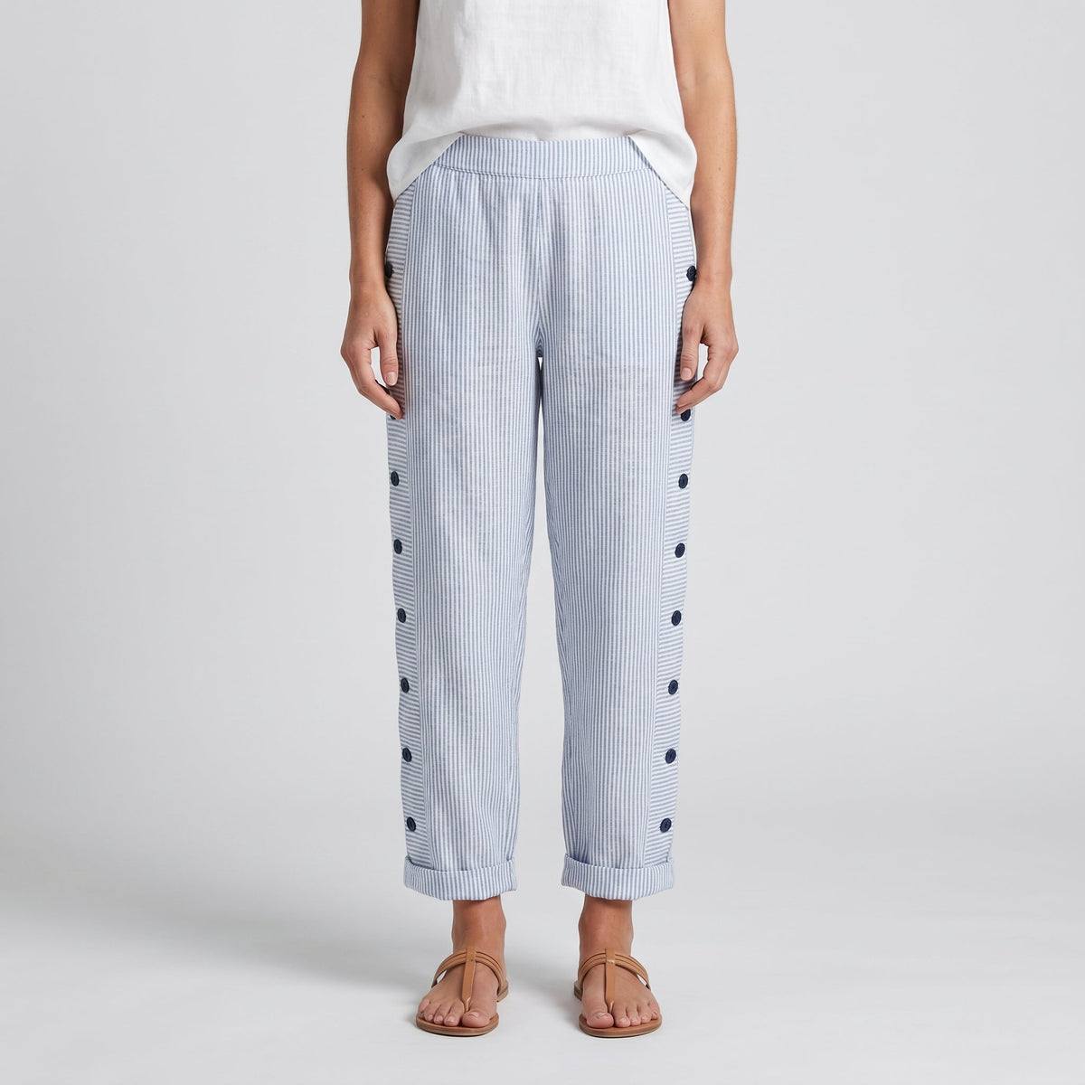 CLAIRE LYON | PANTALONS RAYÉS POUR FEMMES