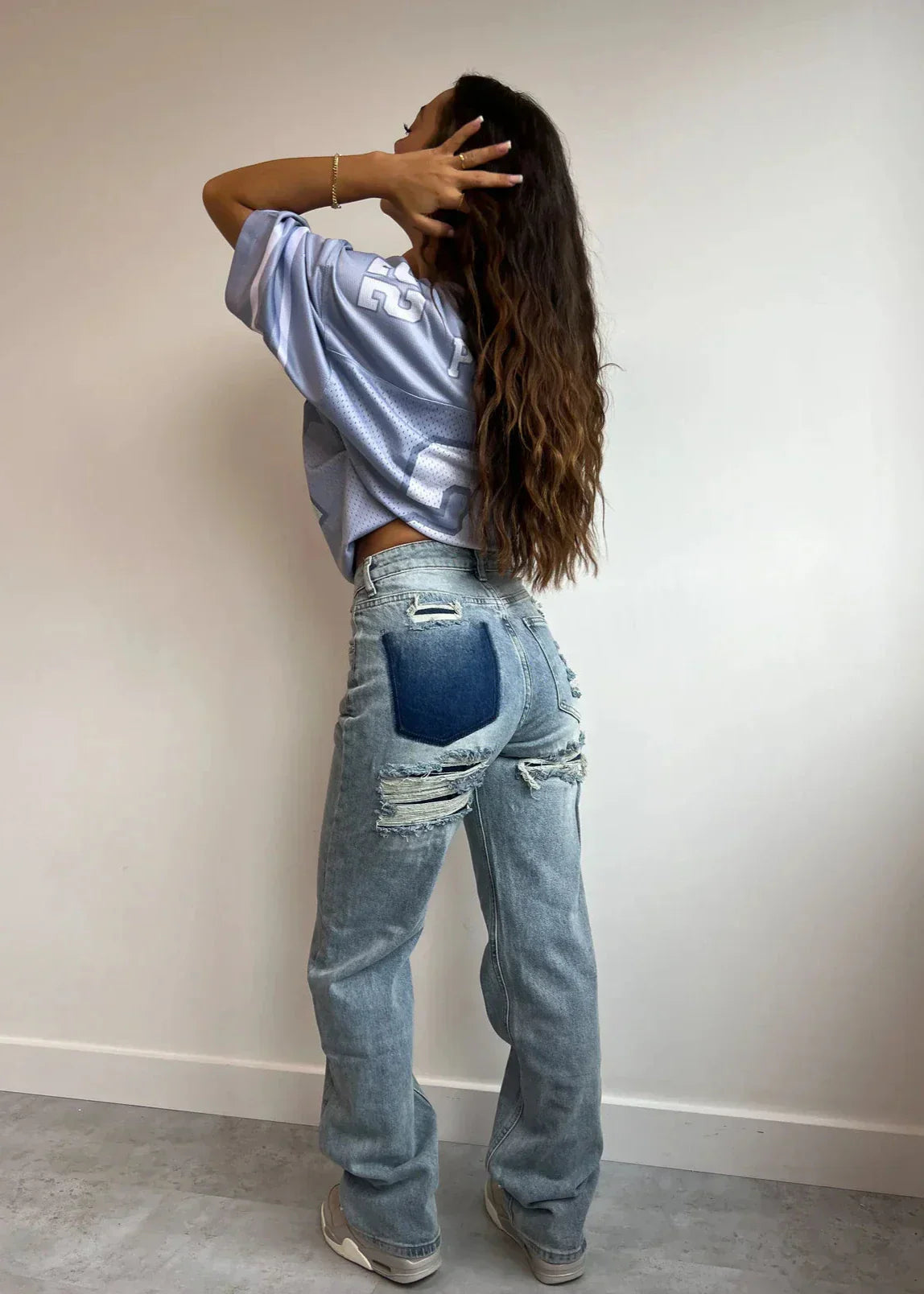 CLAIRE LYON | JEANS DÉCHIRÉS ANCIENNE POUR FEMMES