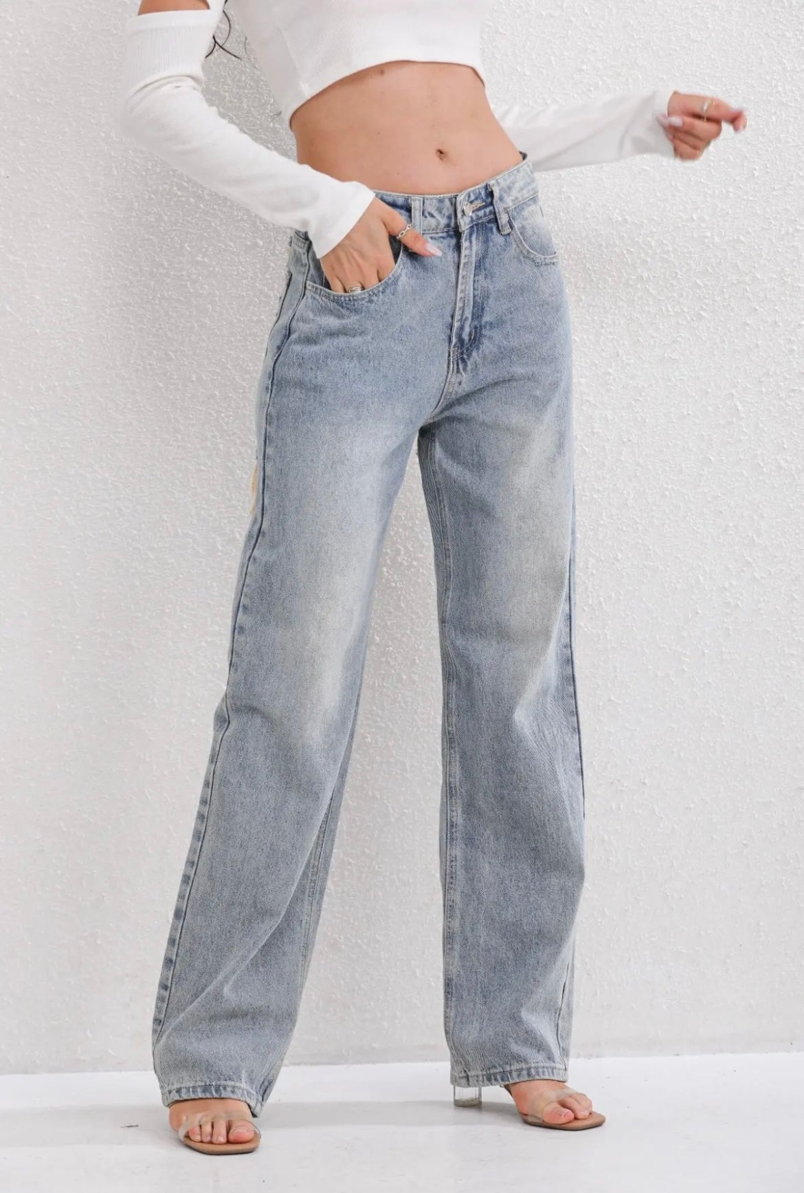 CLAIRE LYON | JEANS DÉCHIRÉS ANCIENNE POUR FEMMES